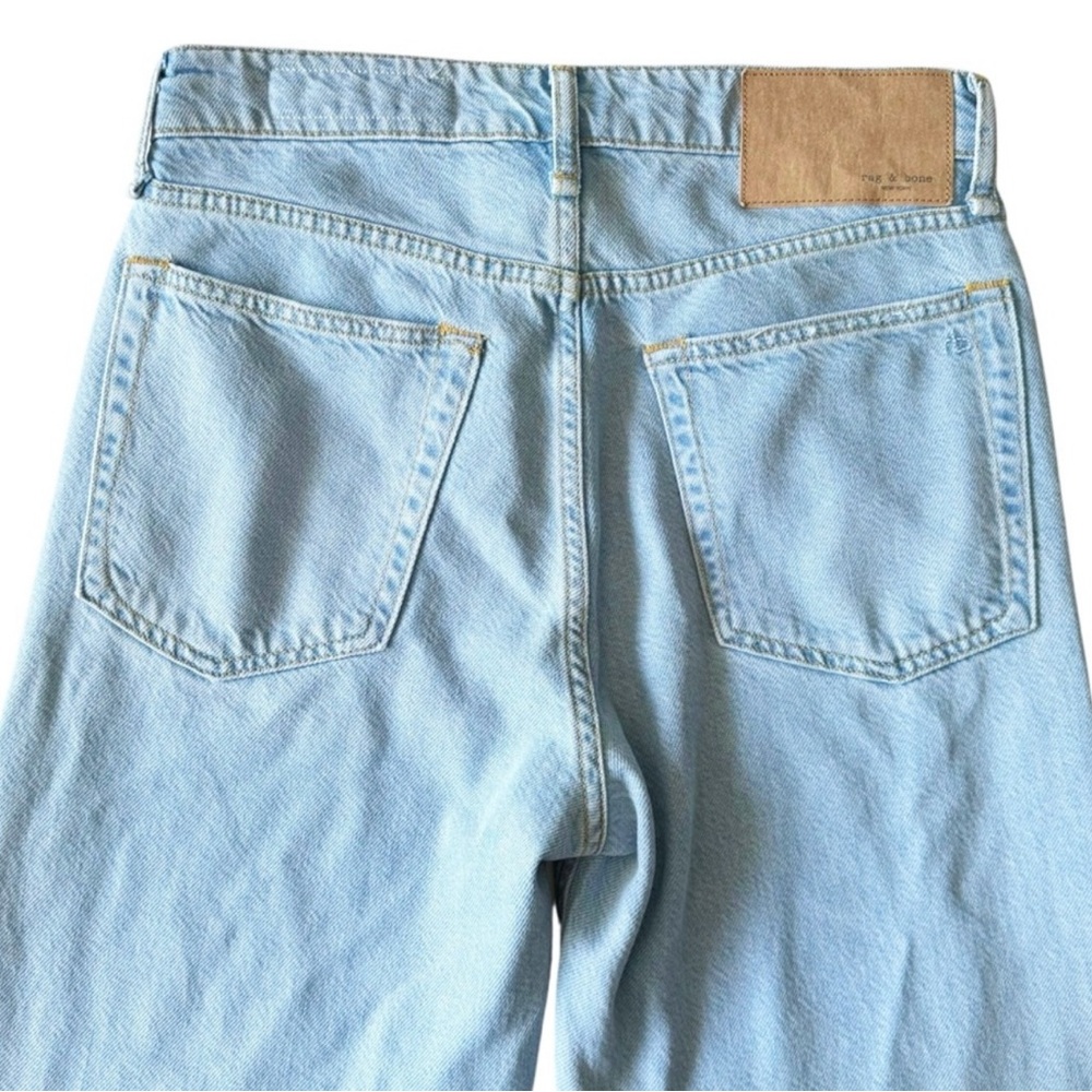 rag & bone Logan Featherweight Mid Rise Wide Leg Jeans size 26 - Picture 4 of 7